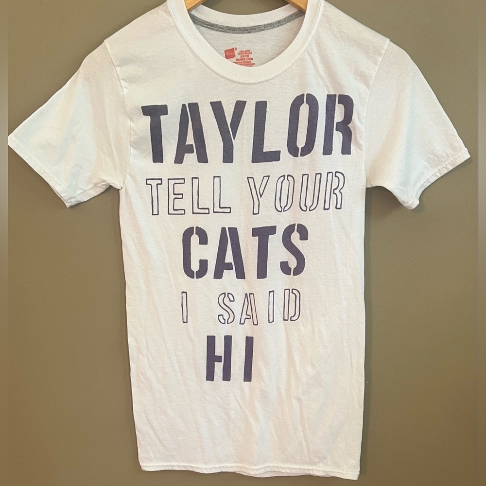 Taylor Swift Themed Handmade Fitted T-Shirt Made for The Eras Tour Concert - Picture 3 of 9